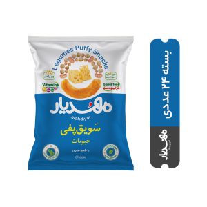 سویق پفی حبوبات با طعم پنیری | کارتن 24 عددی