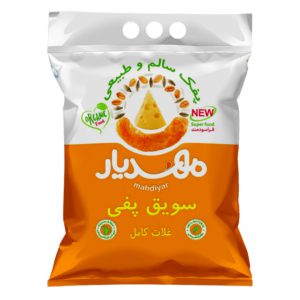 سویق پفی غلات کامل با طعم پنیری | بسته خانواده 500 گرمی