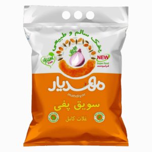سویق پفی غلات کامل با طعم پیاز و جعفری | بسته خانواده 500 گرمی
