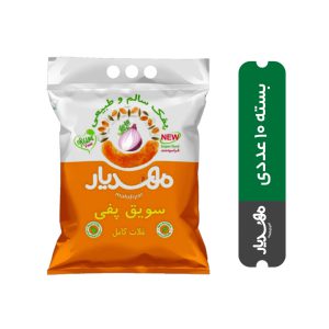 سویق پفی غلات کامل با طعم پیاز و جعفری | بسته 10 عددی خانواده