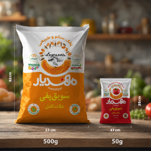 سویق پفی غلات با طعم کچاپ | 4 بسته 500 گرمی